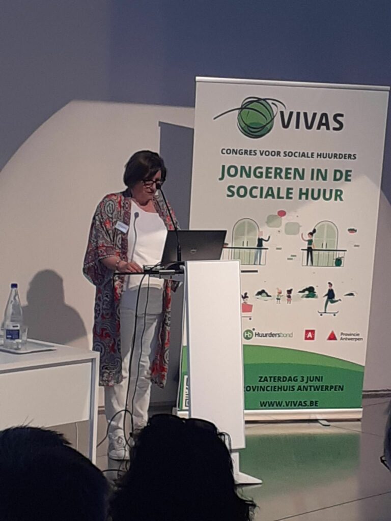 Voorzitter VIVAS aan het woord