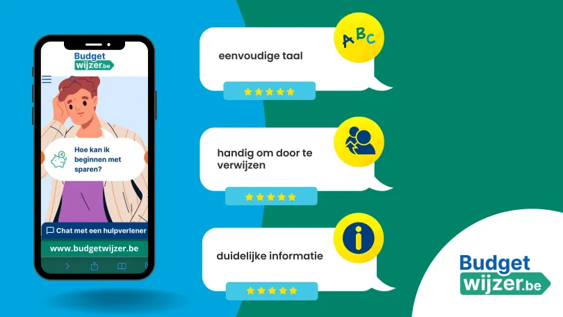 Budgetwijzer.be: eenvoudige taal, handige doorverwijzingen en duidelijke informatie