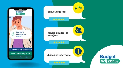 Budgetwijzer.be: eenvoudige taal, handige doorverwijzingen en duidelijke informatie